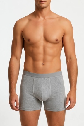 CottonVia 12 Adet, Erkek Boxer, Beli Lastikli, Örme Kumaş, %95 Pamuk & % Likr...