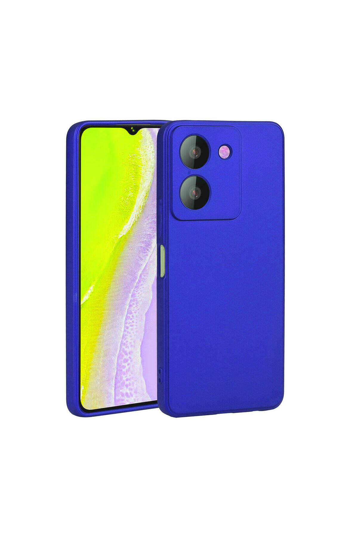 Vivo Y36 4G Kılıf NVTH Premier Silikon Kapak - Saks Mavi