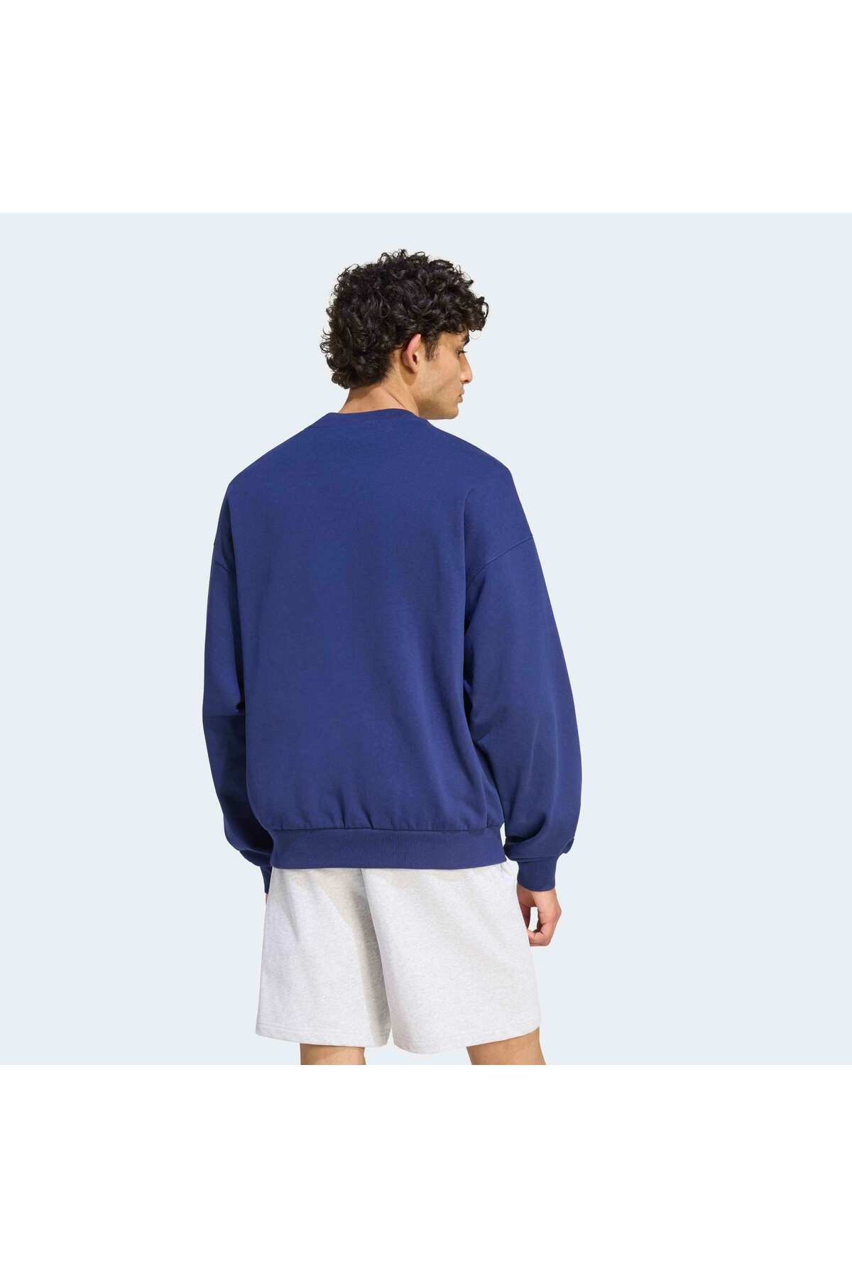 adidas M Ak Sl Swt Erkek Spor Sweatshirt KW2282 görsel 2