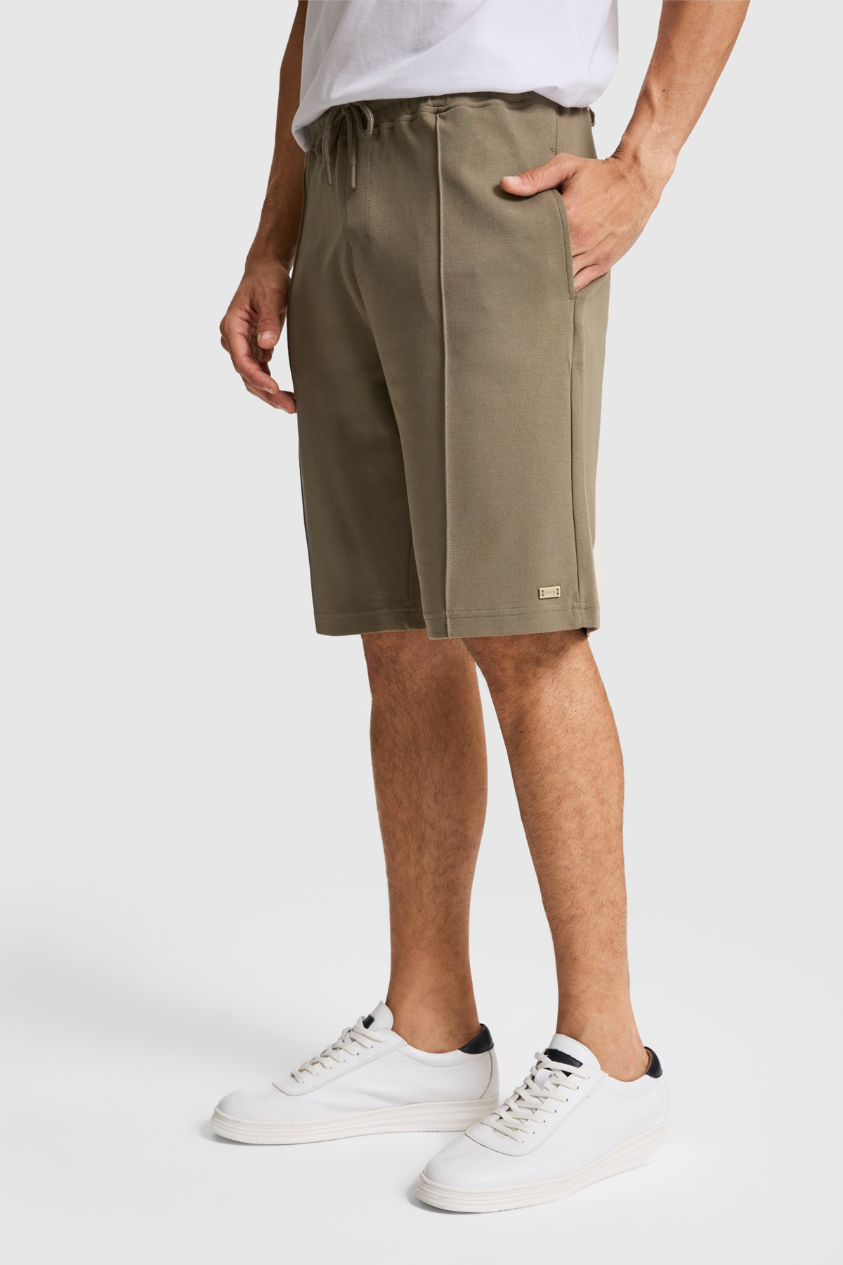 U.S. Polo Assn. Erkek Haki Örme Şort 50327203-VR027 görsel 4