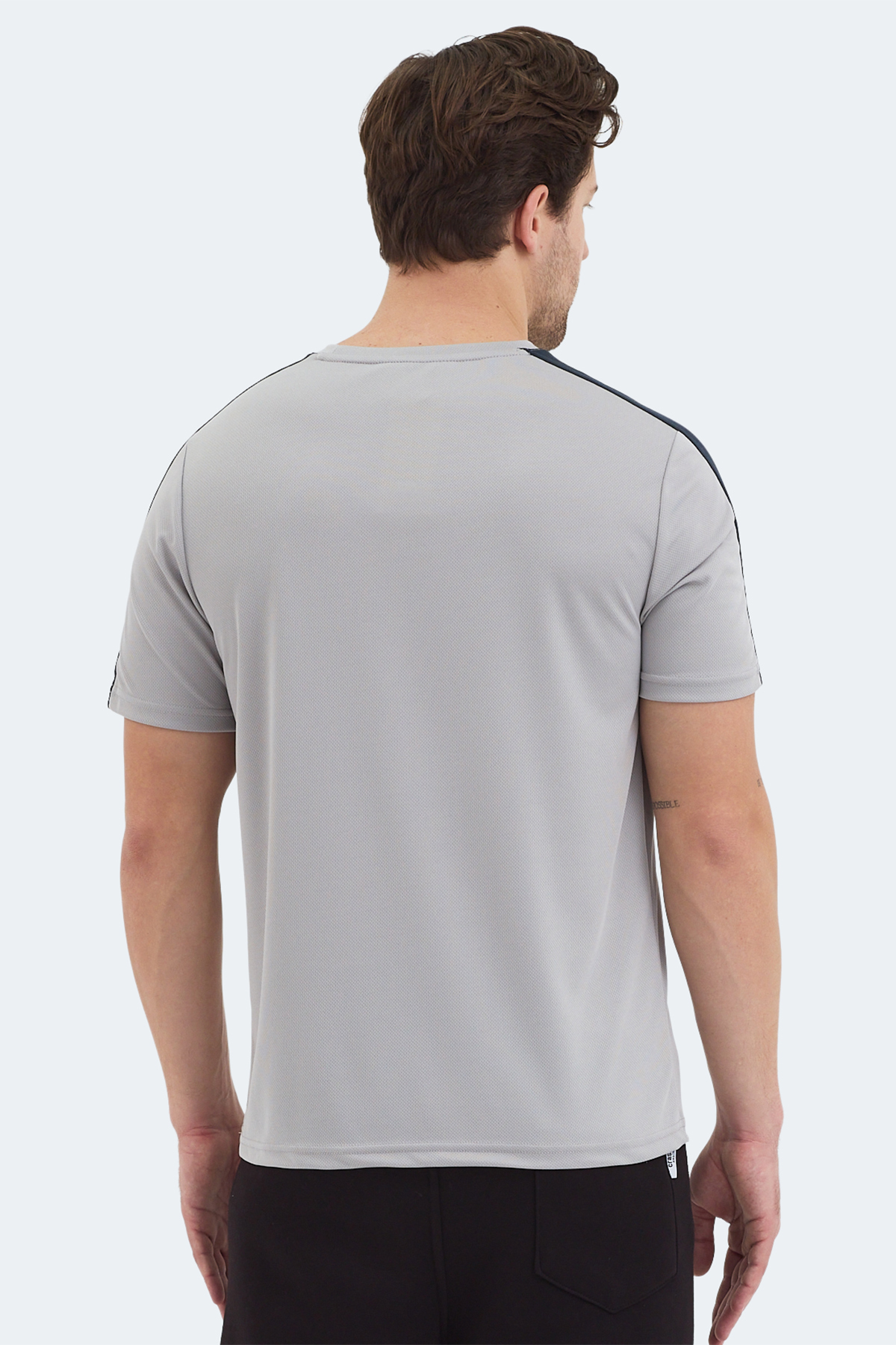 Slazenger REWIND Erkek Gri Tişört görsel 6
