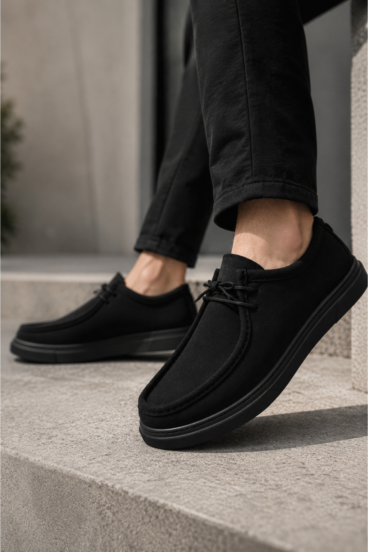 TAZELER.SHOES Erkek Günlük Ortopedik Dikişli Taban Sisli Model Klasik Ayakkabı görsel 4