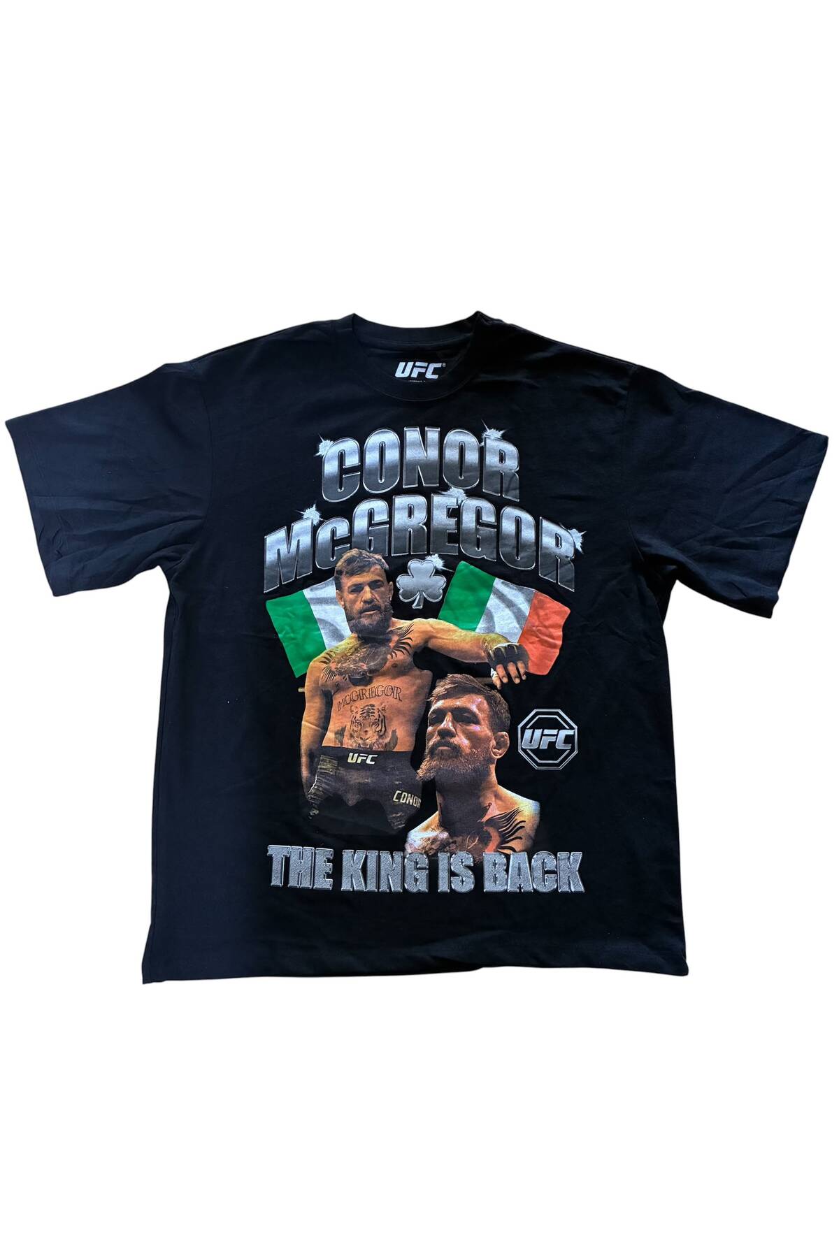 UFC X Conor Mcgregor King Is Back Black T-Shirt