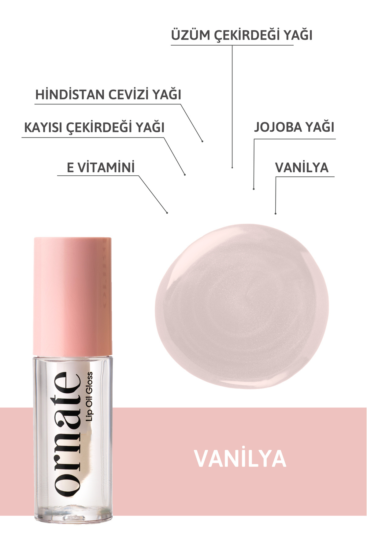 Dolgunlaştırıcı Efekt, Nemlendirici, Parlatıcı Lip Oil Gloss 6'lı Set — رنگارنگ LİPSET6 — تصویر 6 از 8