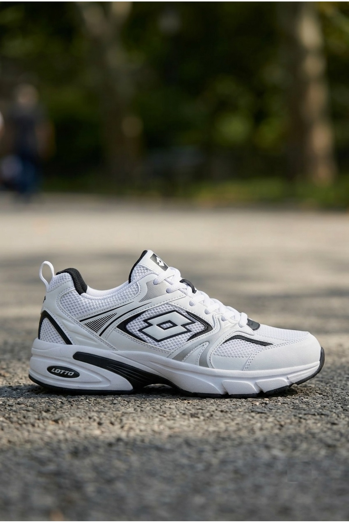 Lotto Athens 5Fx Memory Taban Yürüyüş Koşu Spor Ayakkabı Erkek Sneakers Beyaz