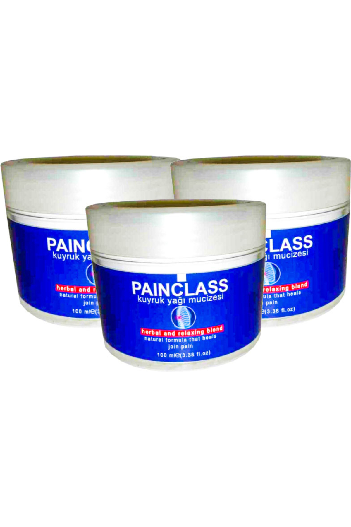 Bezos Painclass Kuyruk Yağı Kremi 150 ml /teskin Kremi 3 Adet — GU-EYF-22244-AGC01