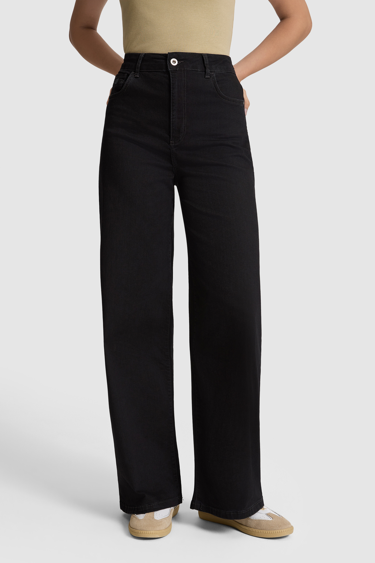 U.S. Polo Assn. Kadın Siyah Jean Pantolon 50325206-DN0027 görsel 4