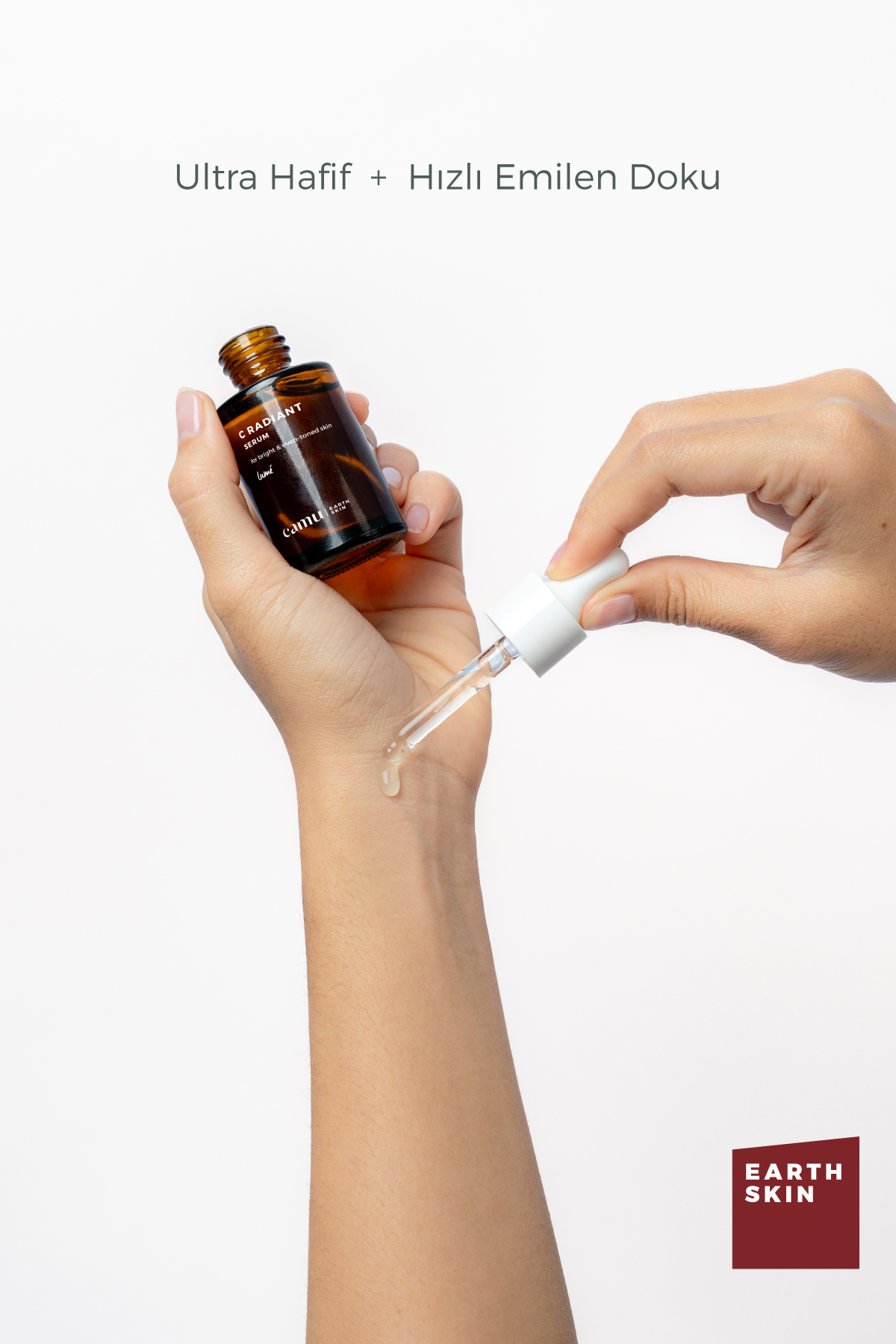 C Vitamini Aydınlatıcı Yüz Serumu 30 mL | %2 C Vitamini & %2 Doğal Niasinamidli Canlandırıcı Leke Karşıtı Parlatıcı & Ton Eşitleyici Işıltı Serumu | C Radiant Serum — camu004 — تصویر 5 از 7
