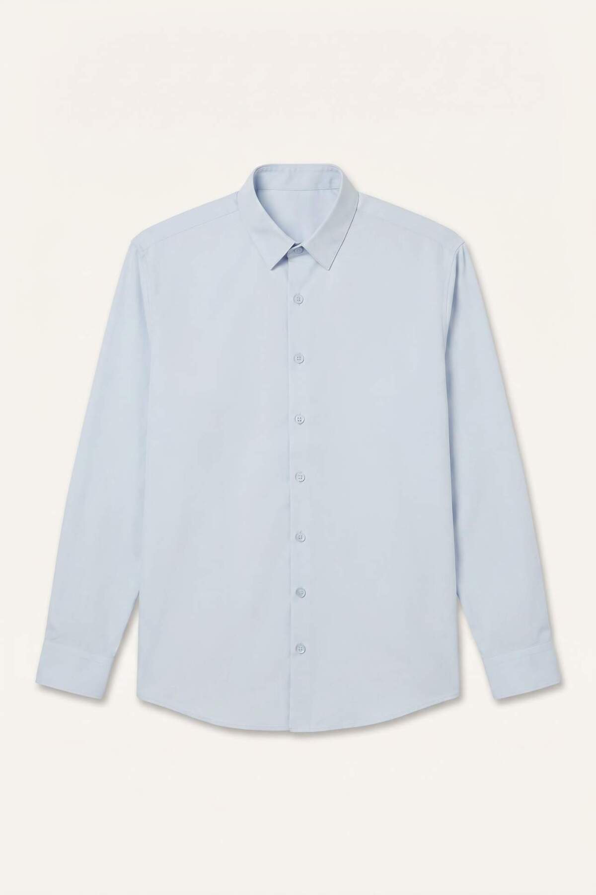 Modern Fit Uzun Kollu Gömlek H8114AX26SM — آبی — تصویر 6 از 7