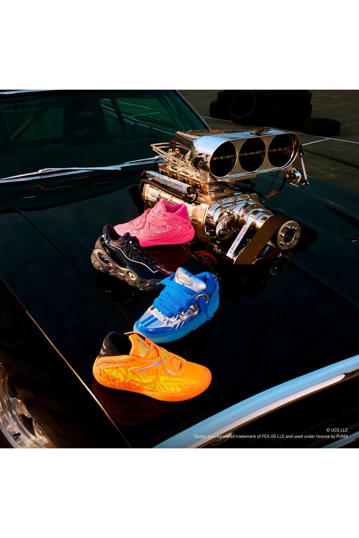 Puma x FAST & FURIOUS MB.05 LA UNISEX Basketbol Ayakkabısı görsel 8