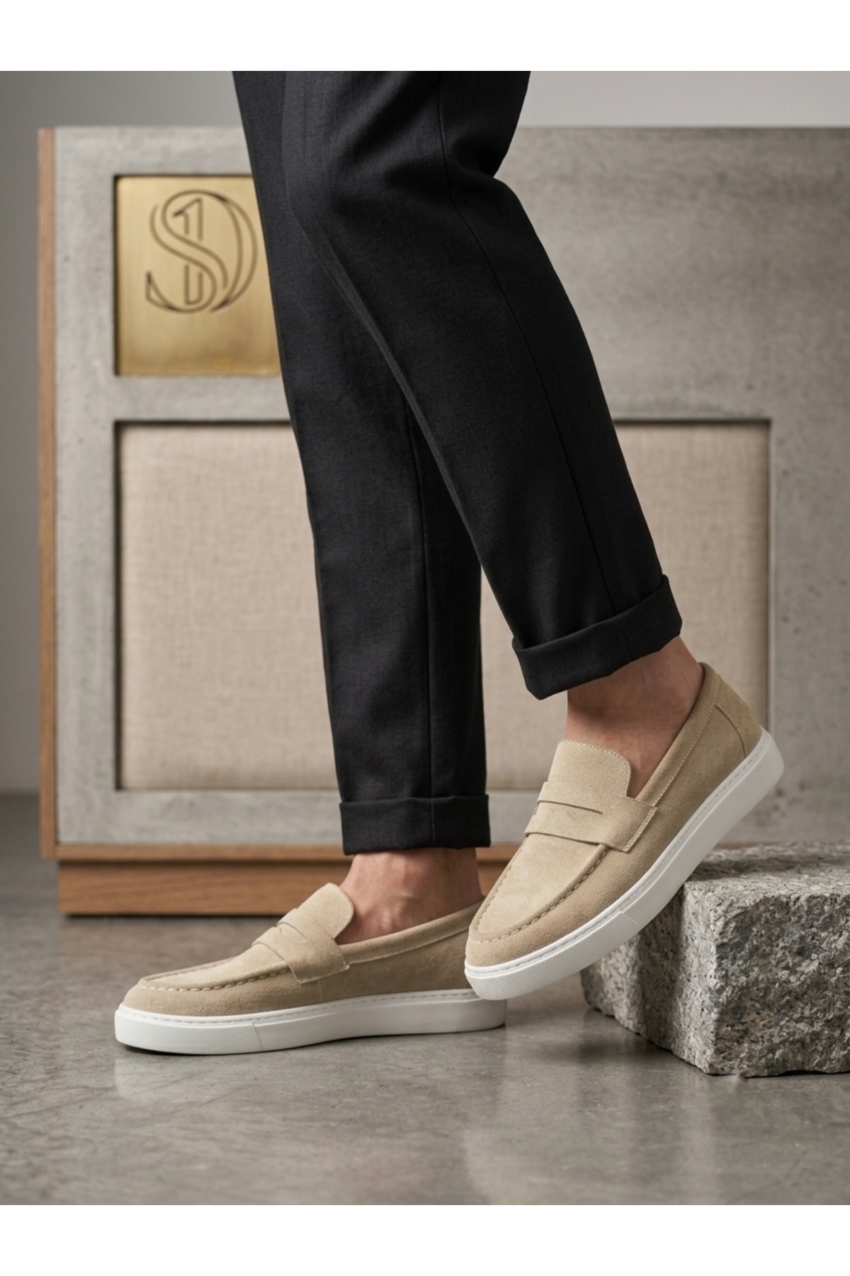 MehLey MHLY0180 Erkek Loafer Günlük Ayakkabı Dikişli Yüksek Konforlu Taban görsel 2