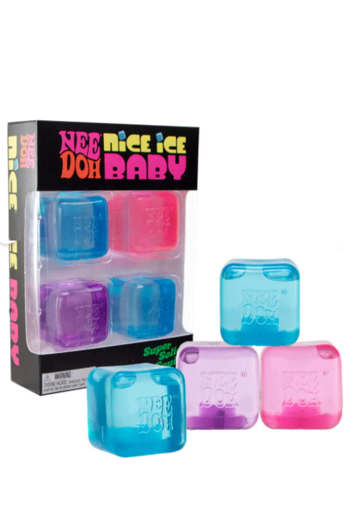 Pofika NeeDoh schylling Nice Ice Baby 4'lü Mini Set Cube Stres
