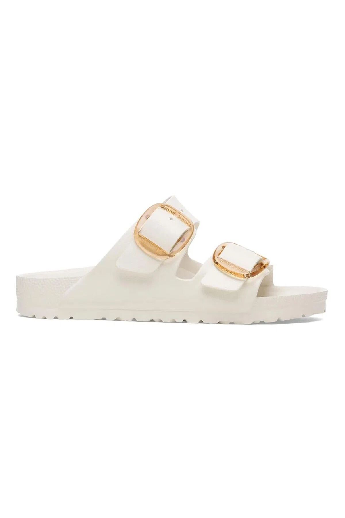 دمپایی زنانه بژ آریزونا اوا سگک بزرگ بیرکن استاک دمپایی Birkenstock