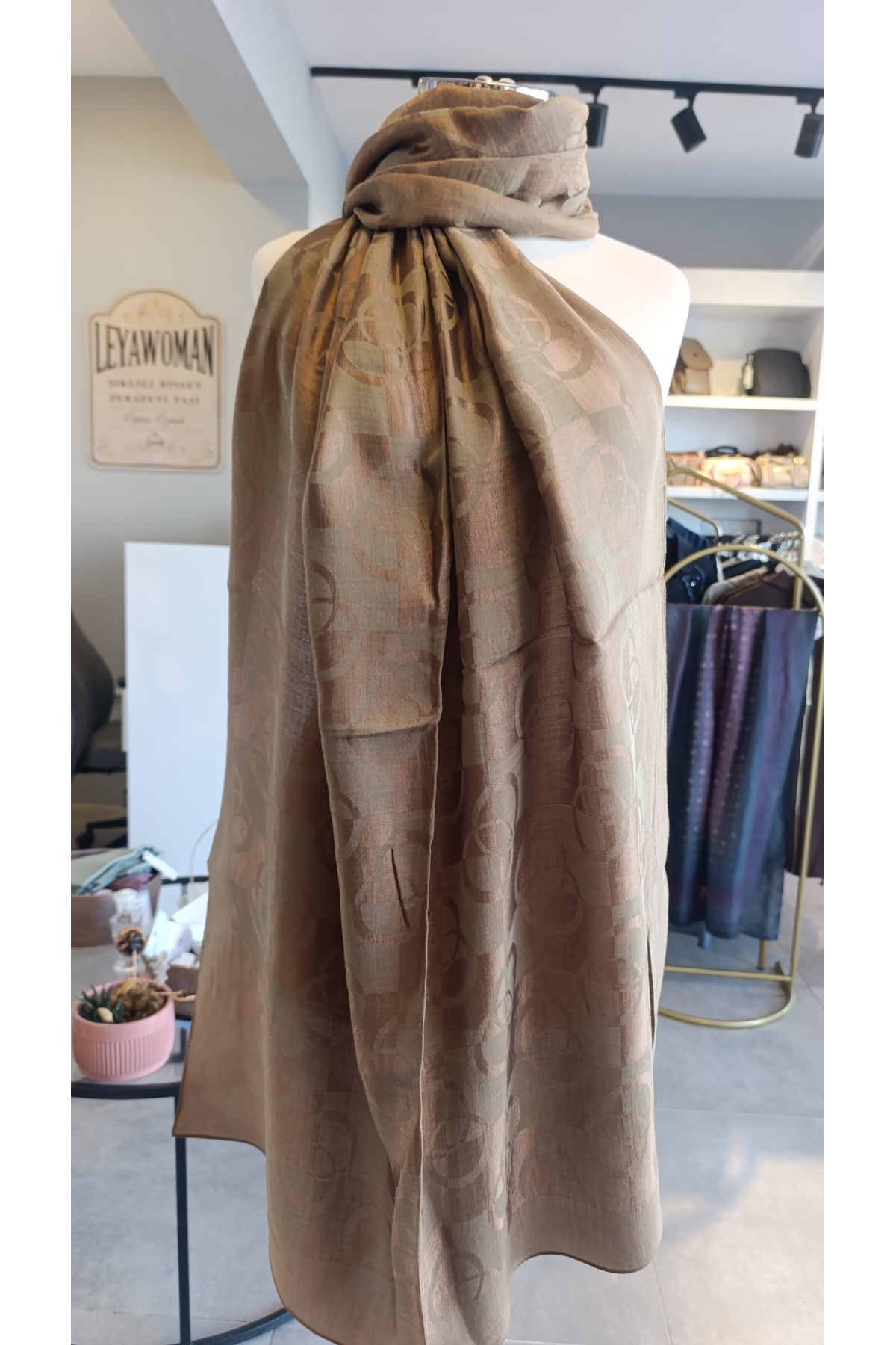 NOURA SCARF PAMUK LYOCELL ŞAL PIRLANTA ORİN