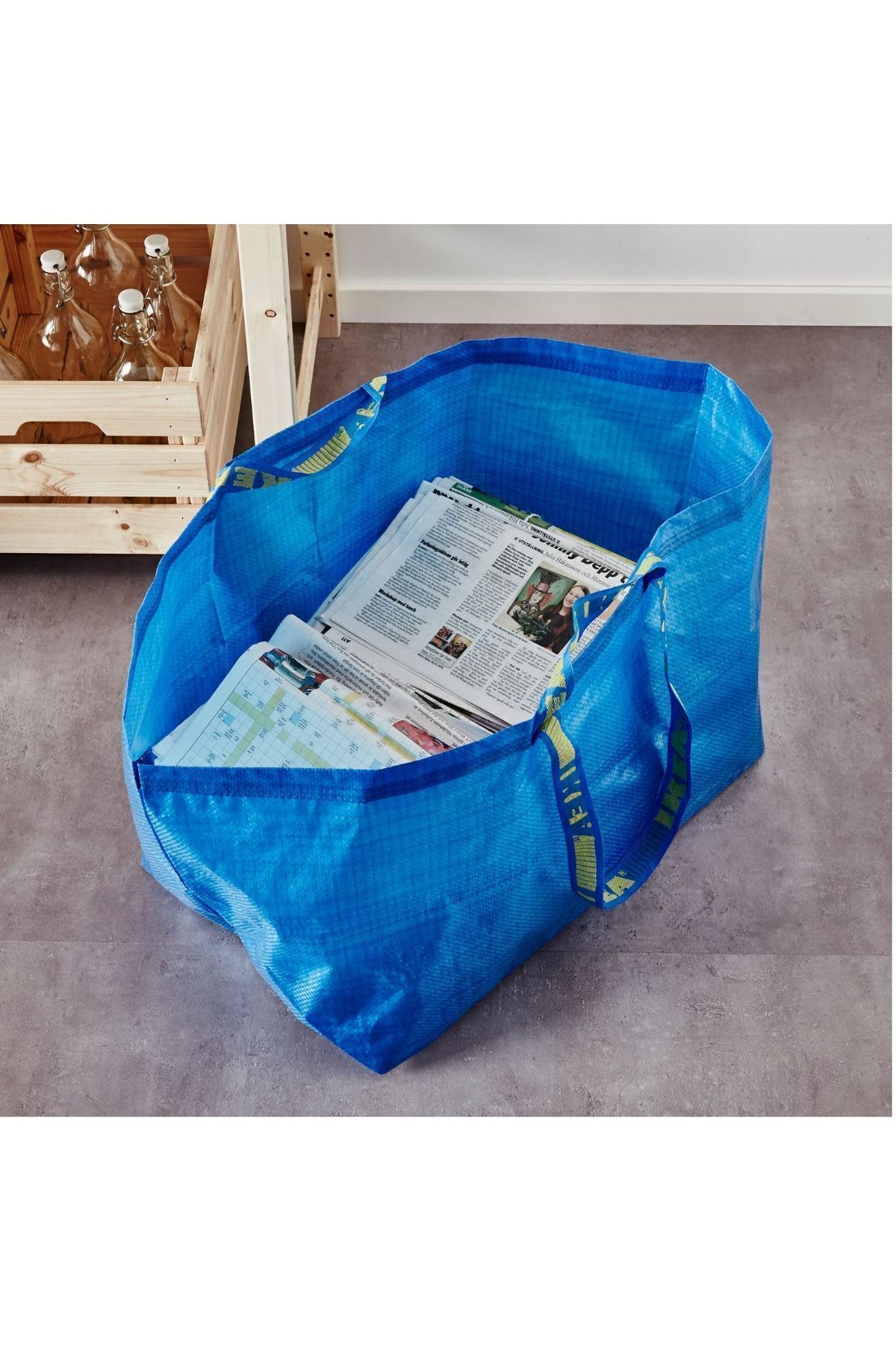 IKEA Frakta 4 Adet 71 Litre Taşıma Çantası görsel 4