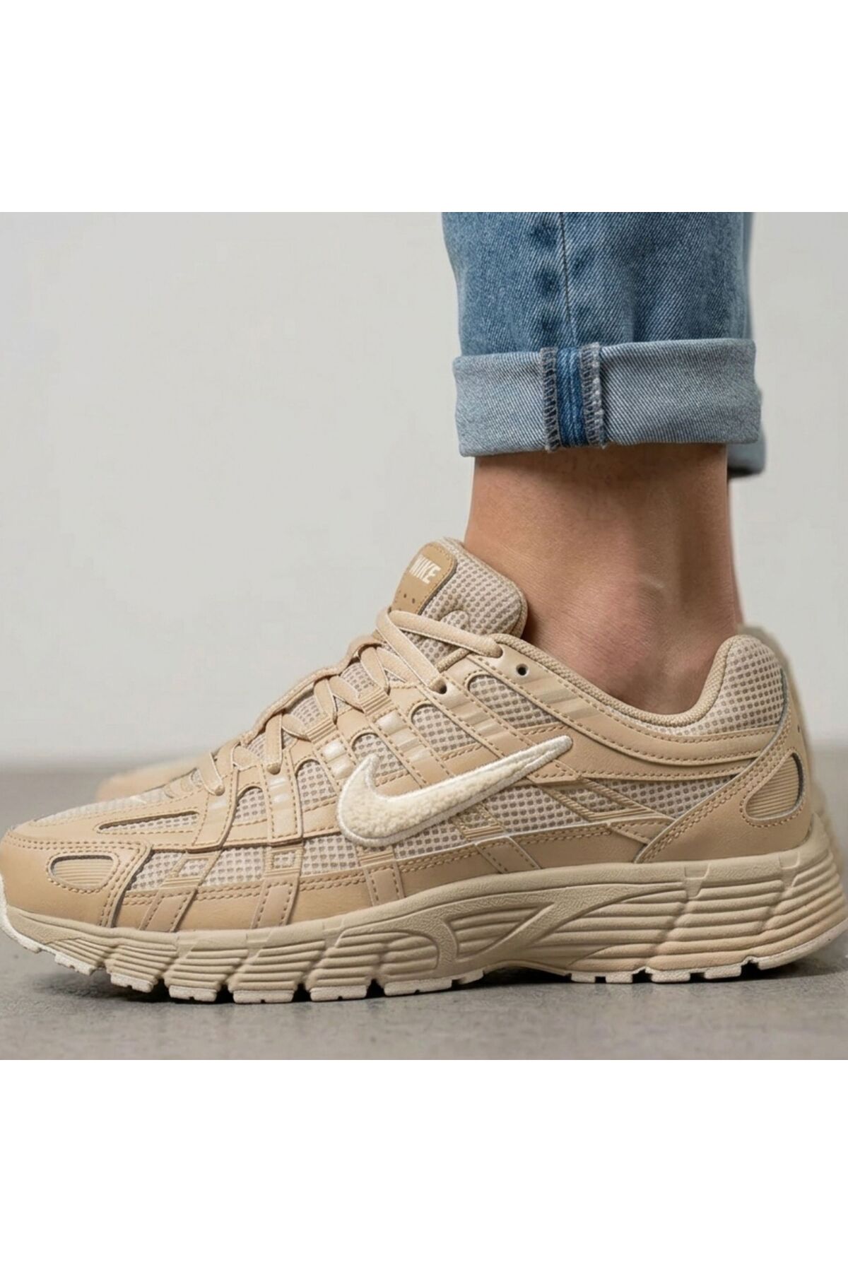 Genç Çocuk Spor Ayakkabı Günlük P-6000 Kadın Spor Ayakkabı P6000 — بژ TYC10E76D4D57310B0