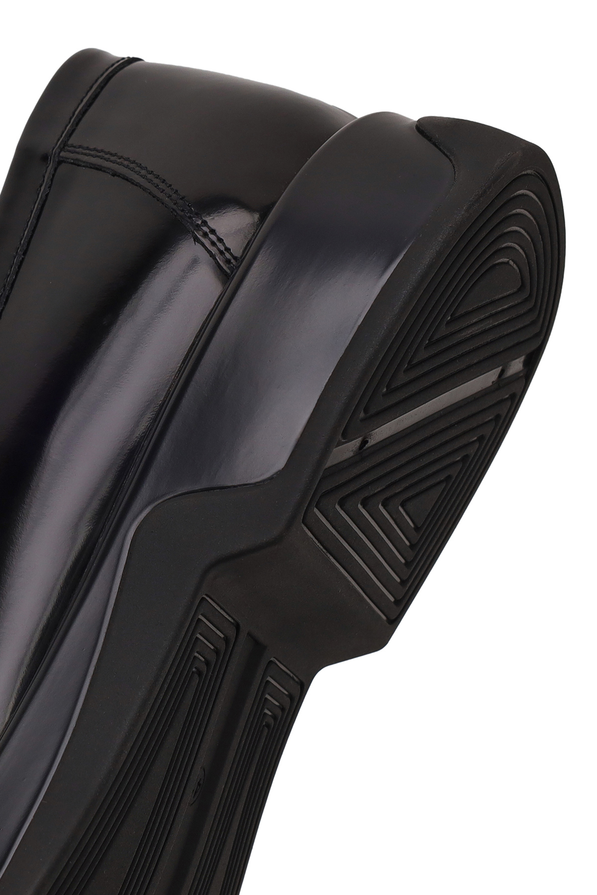 Derimod Erkek Siyah Kalın Tabanlı Deri Casual Loafer WM620012DA görsel 8
