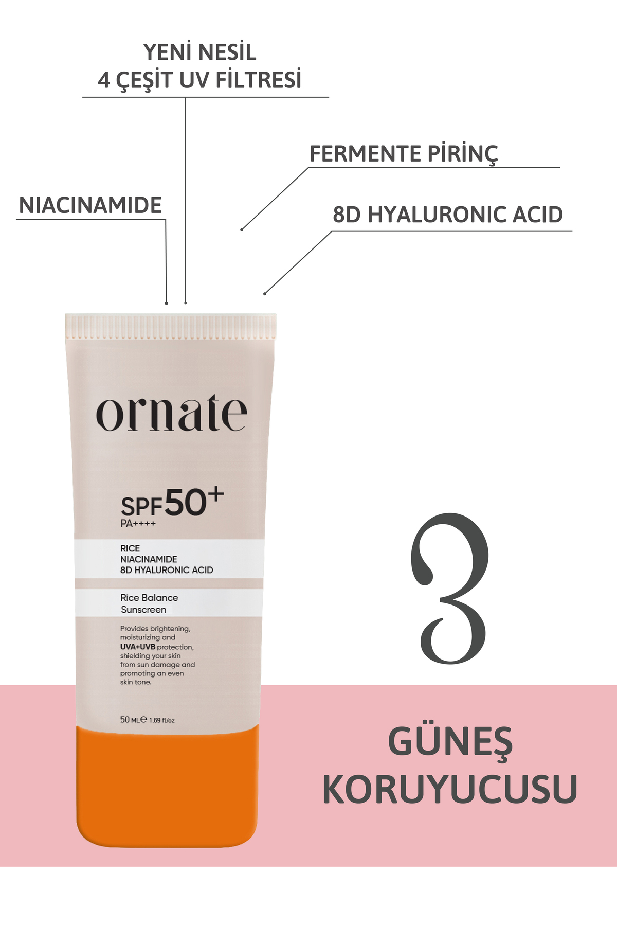 ست مراقبت از پوست ضد لک، روشن کننده و SPF50+ عصاره برنج — PC — تصویر 4 از 4
