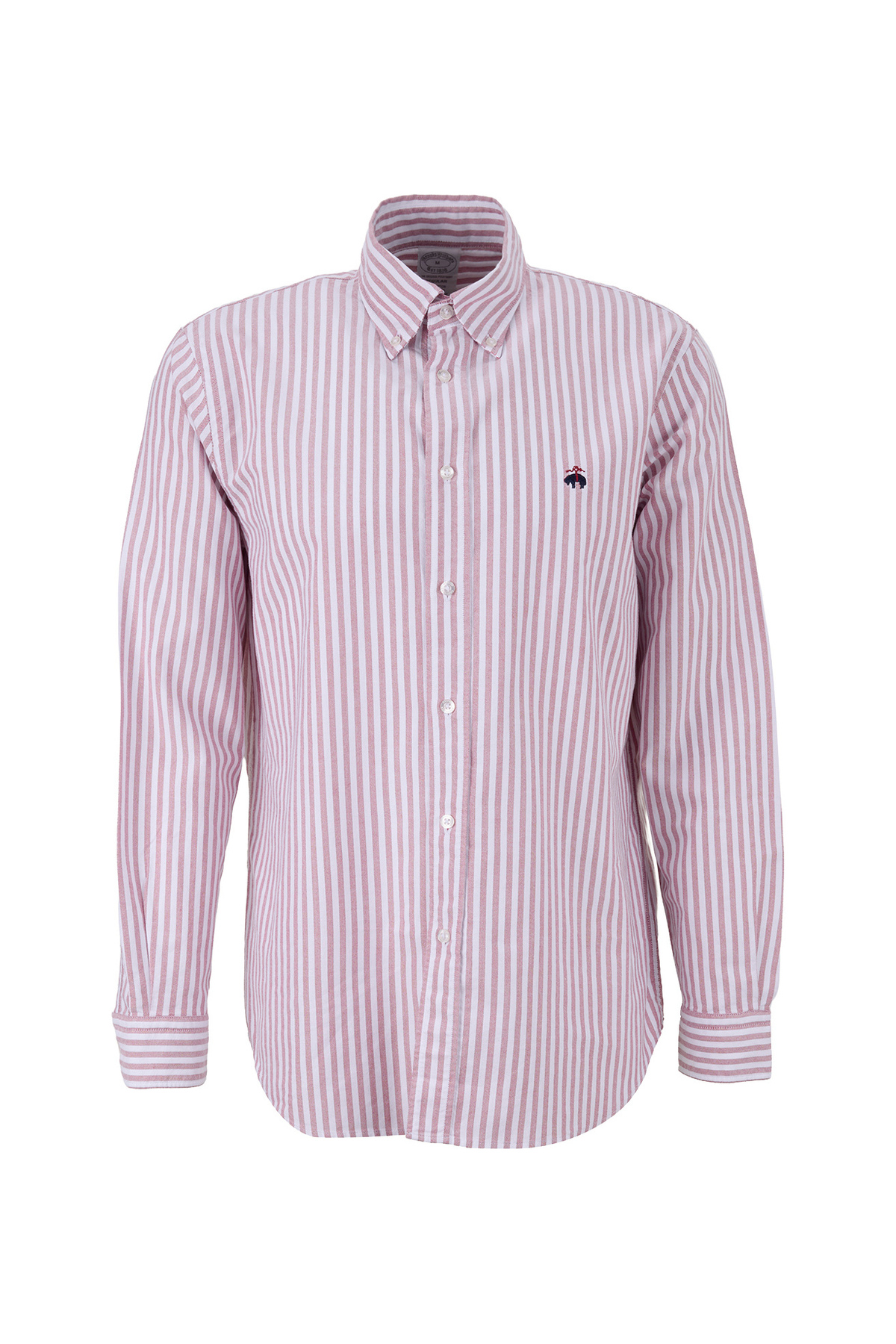 پیراهن مردانه راه راه قرمز و سفید BBSS26MSH057 بروکس برادرز پیراهن BROOKS BROTHERS