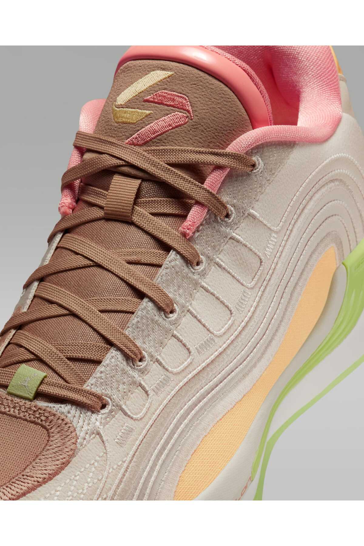 Nike Jordan Luka 4 'Light Orewood and Tangerine' UNISEX Basketbol Ayakkabısı (Blue Sport ) görsel 5