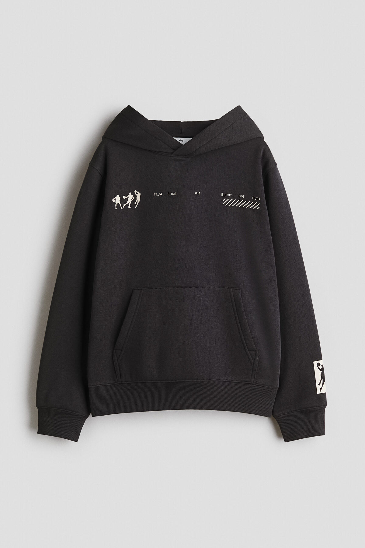 تاپ کلاه‌دار با طرح چاپی اچ اند ام سویشرت H&M