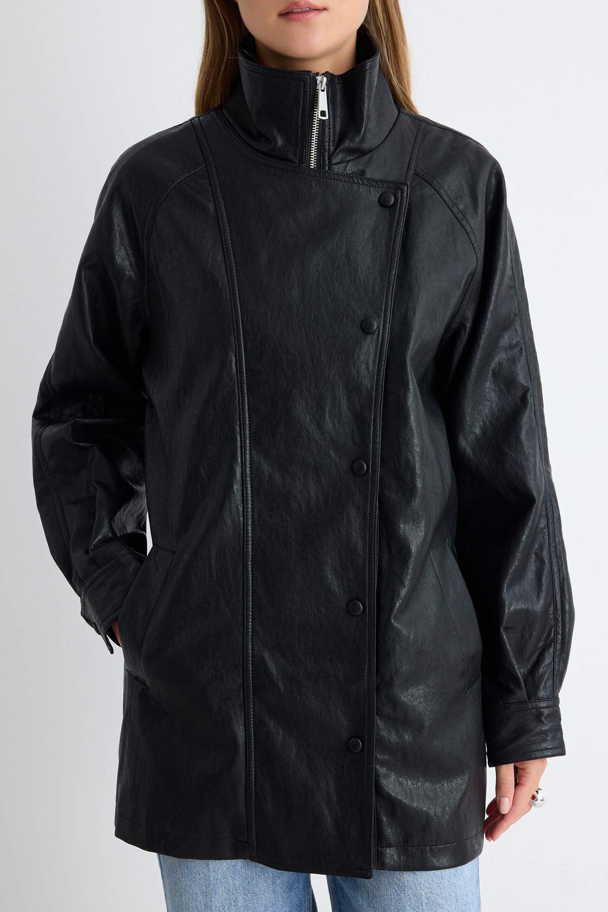 trendyolmilla-womens-black-plain-oversize-win