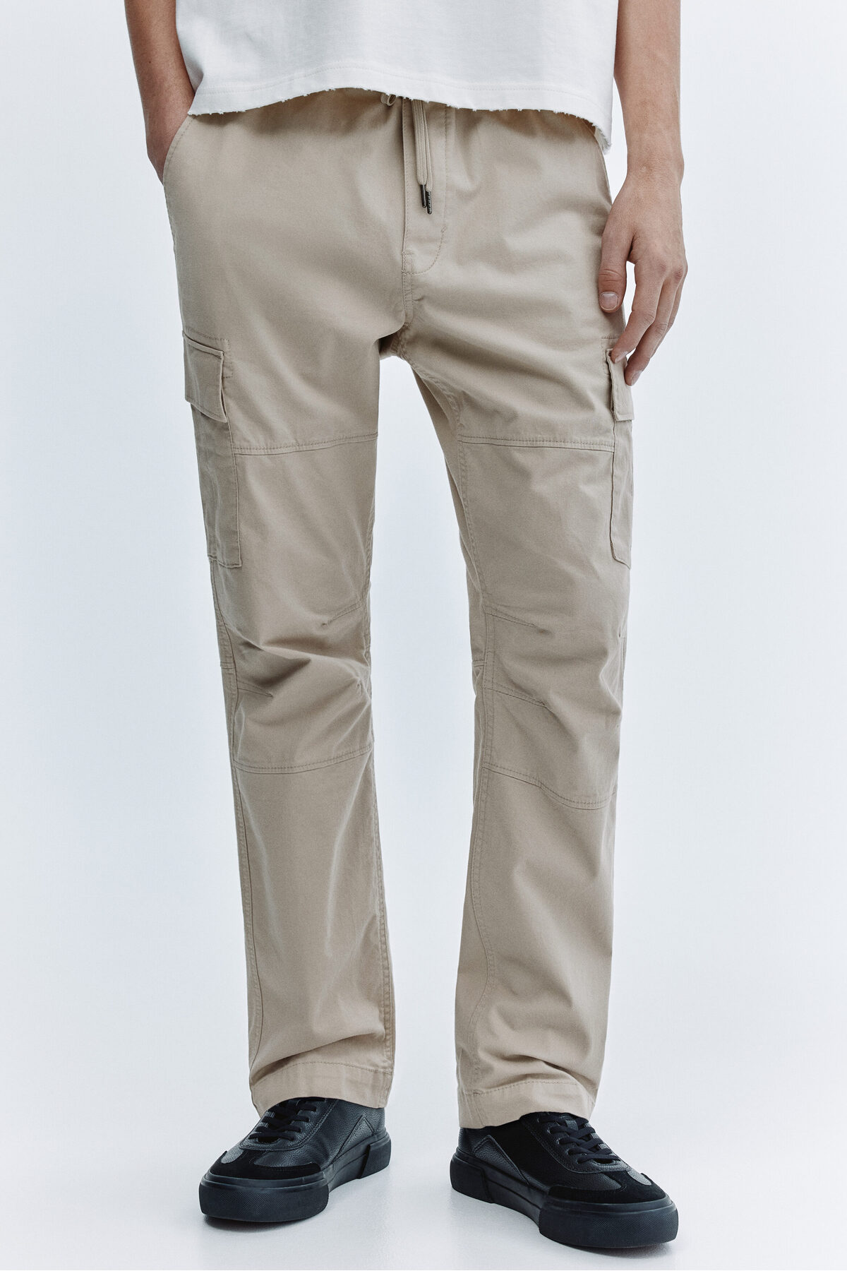 H&M Kargo Pantolon Slim Fit görsel 2