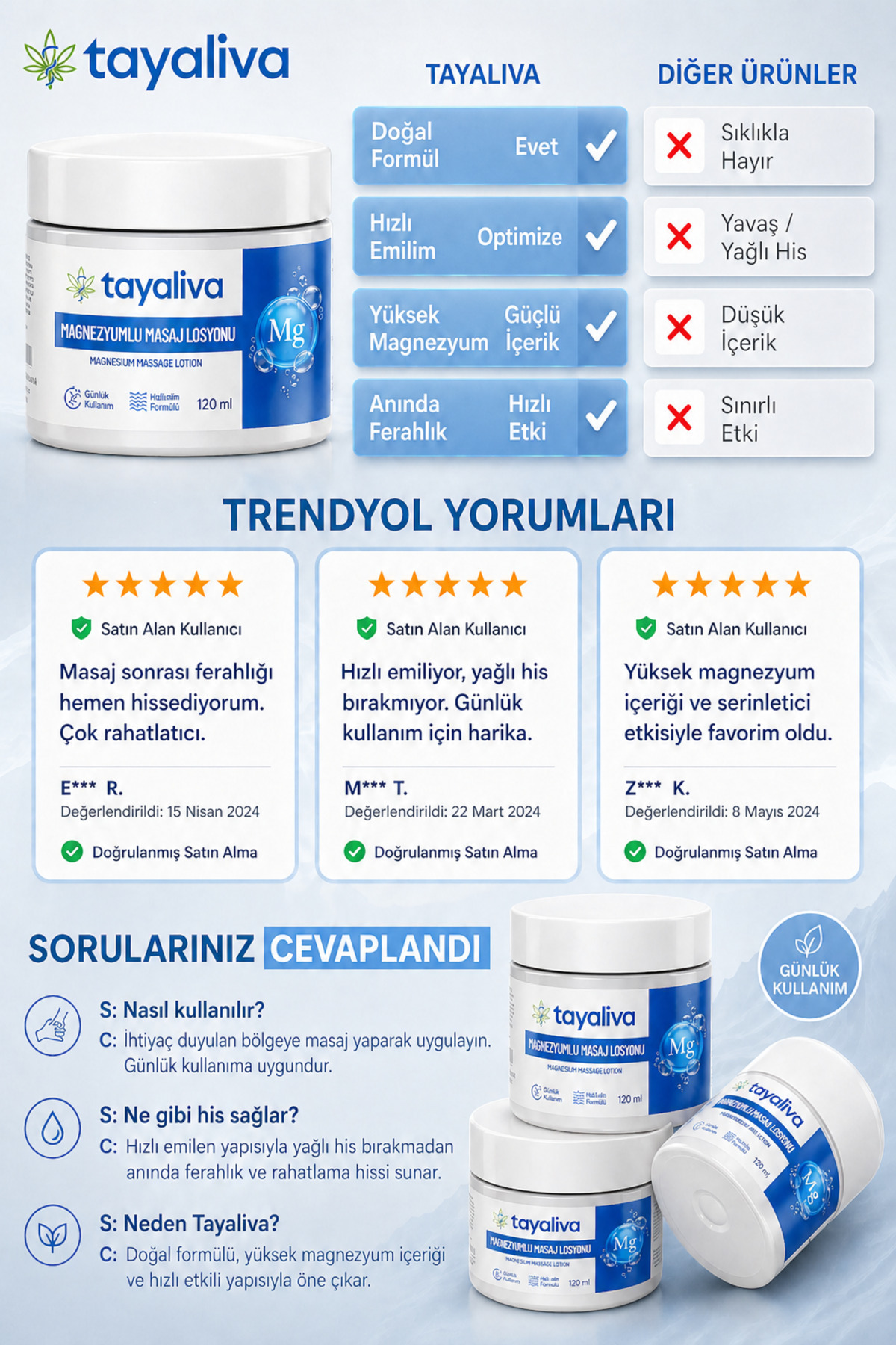 Magnezyumlu Doğal Hareket Konforunu Destekleyen Masaj Kremi — 55b504c5-2993-5ec8-9d71-e0150e873d09 — تصویر 3 از 4