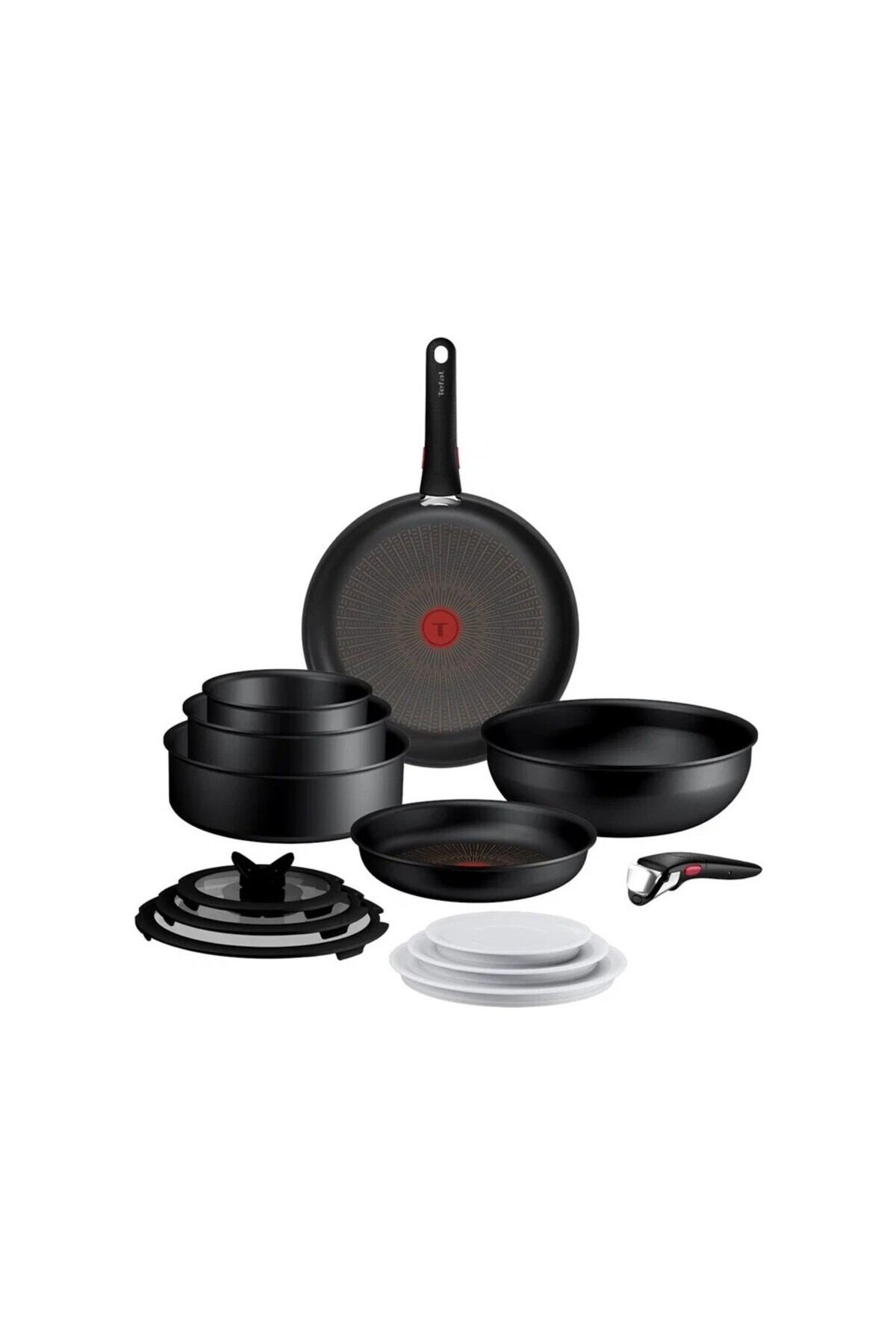 TEFAL Ingenio Excellence Fusion Core 9X Large Pots and Pans Set