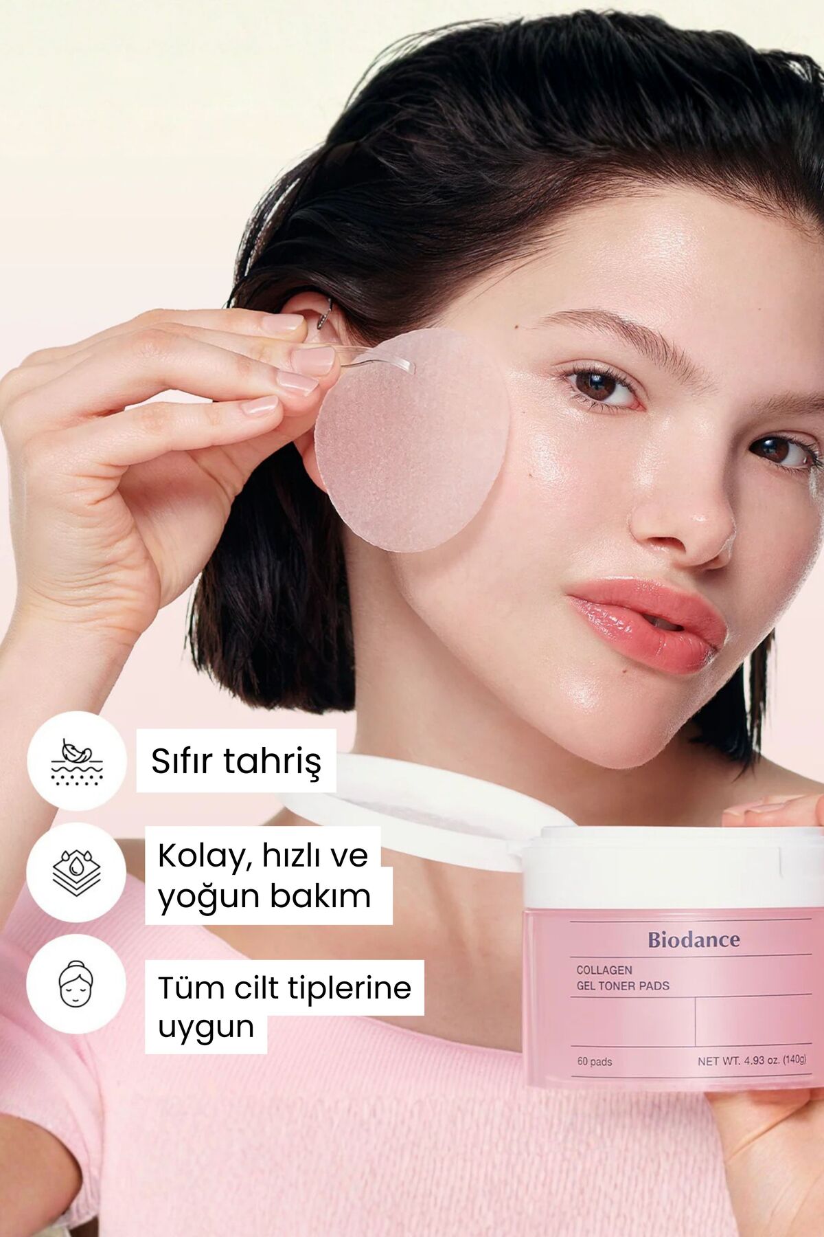 Collagen Gel Toner Pads 60Pads — P1743S5909 — تصویر 4 از 6