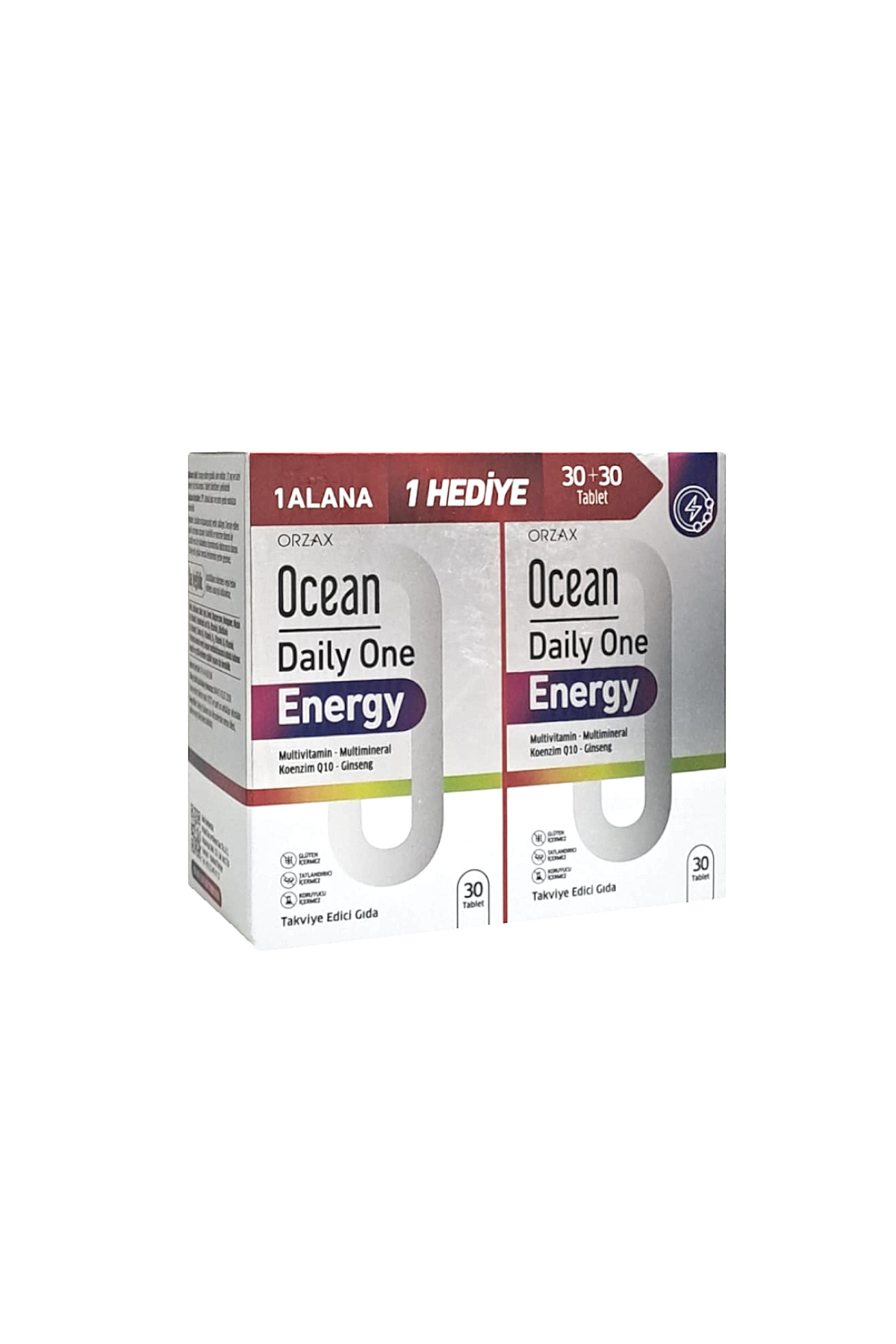 Ocean Daily One Energy 30+30 Tablet - 1 Alana 1 Hediye - Fiyatı