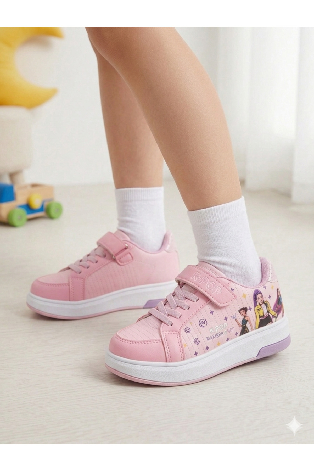 Girl Pink Kpop Huntrix Sports Shoes Lightweight And Flexible