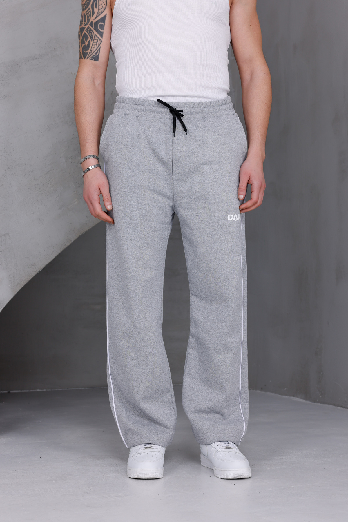 Men's Striped Printed Oversized Baggy Tracksuit