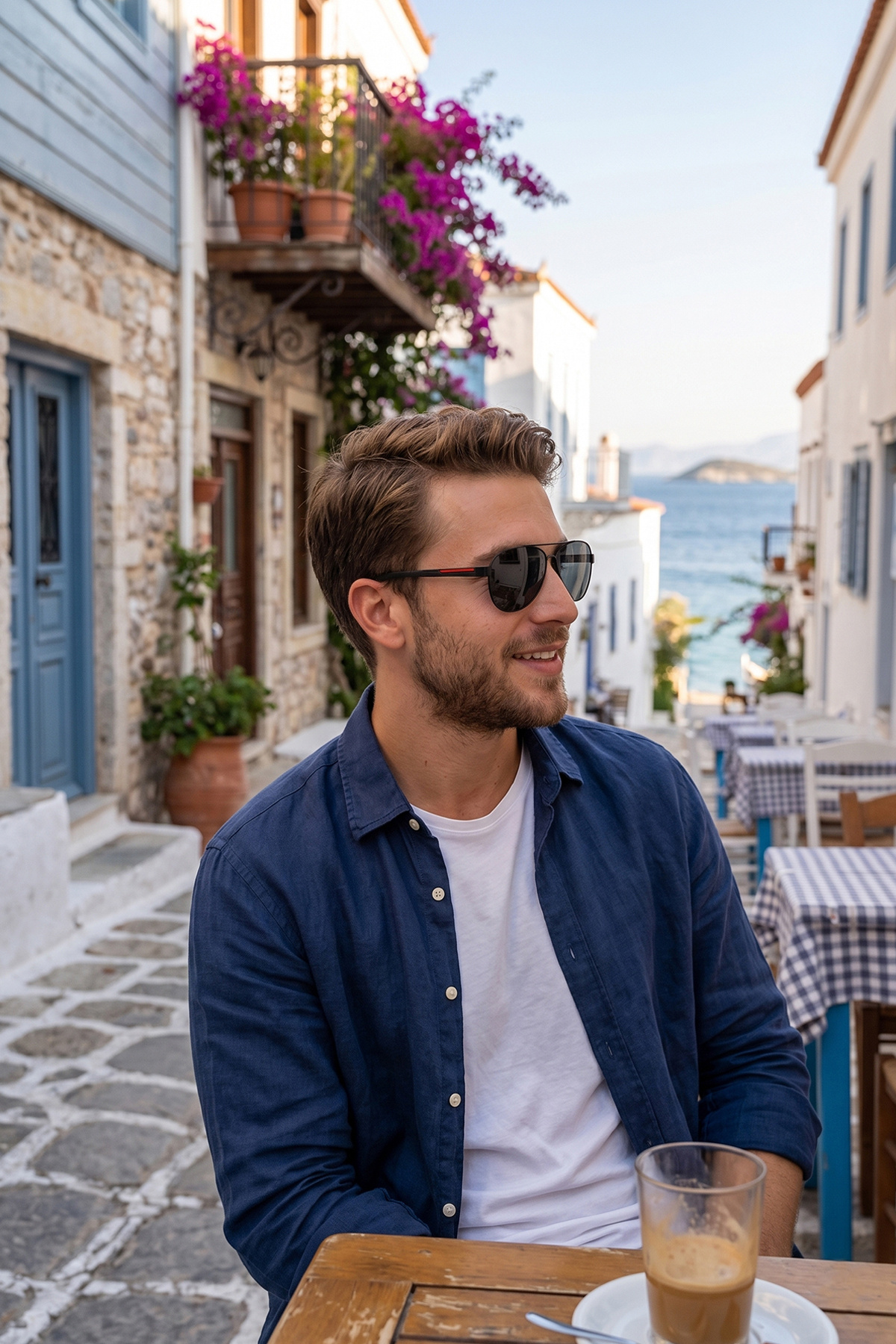 Poloair Polarize Güneş Gözlük Damla Model Hafif Erkek Güneş Gözlüğü Plg-2060c1 Siyah Renk görsel 3