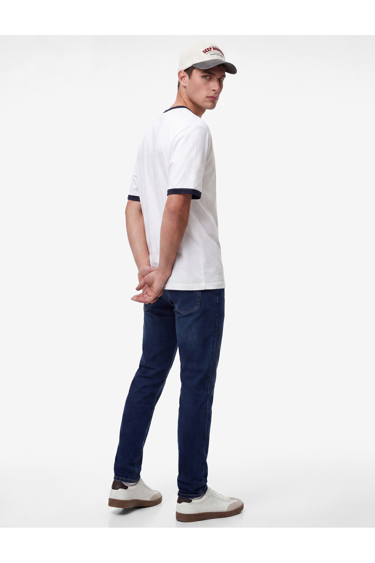 Düğmeli Cep Detaylı Normal Bel Slim Fit Jean Pantolon - Brad Jean