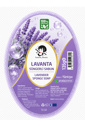 Lunessa Beauty Mango Özlü Kalıcı Kokulu Süngerli Sabun 135 g