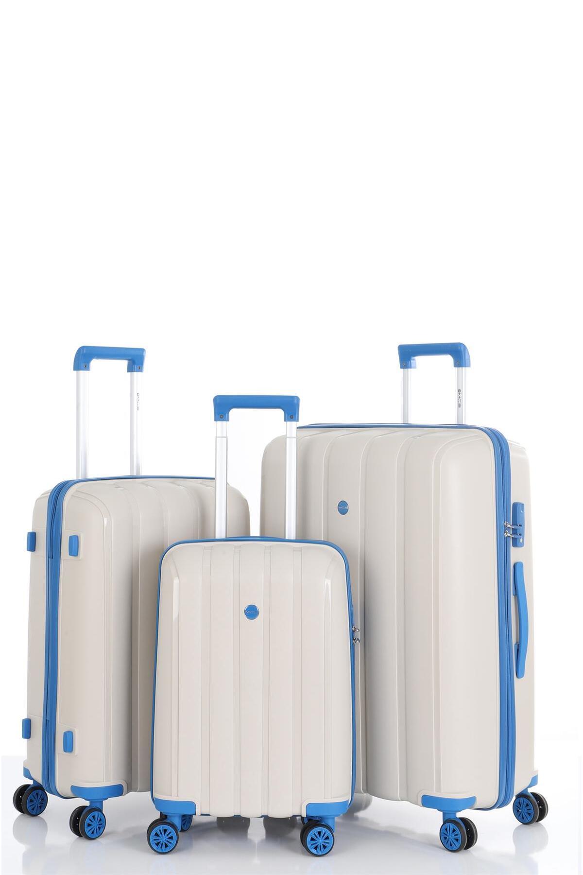 MÇS Triple Polypropylene Suitcase Set V305