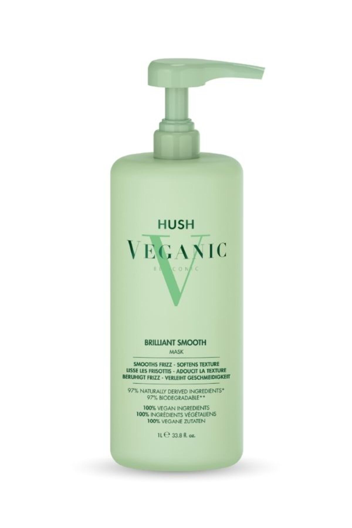 Veganic Brilliant Smooth Kabaran Saçlar İçin Pürüzsüzleştirici Maske 1000 ml — 8682035304234 — تصویر 4 از 4