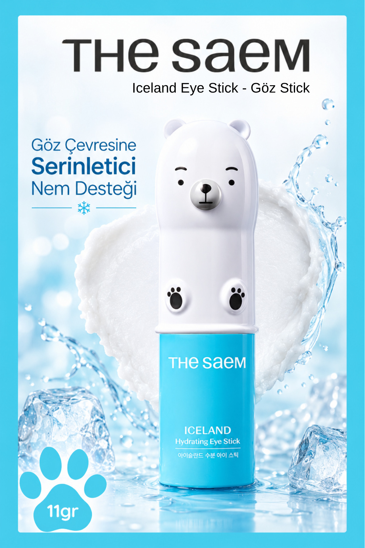 The Saem Iceland Hydrating Eye Stick (NEMLENDİRİCİ AYDINLATICI