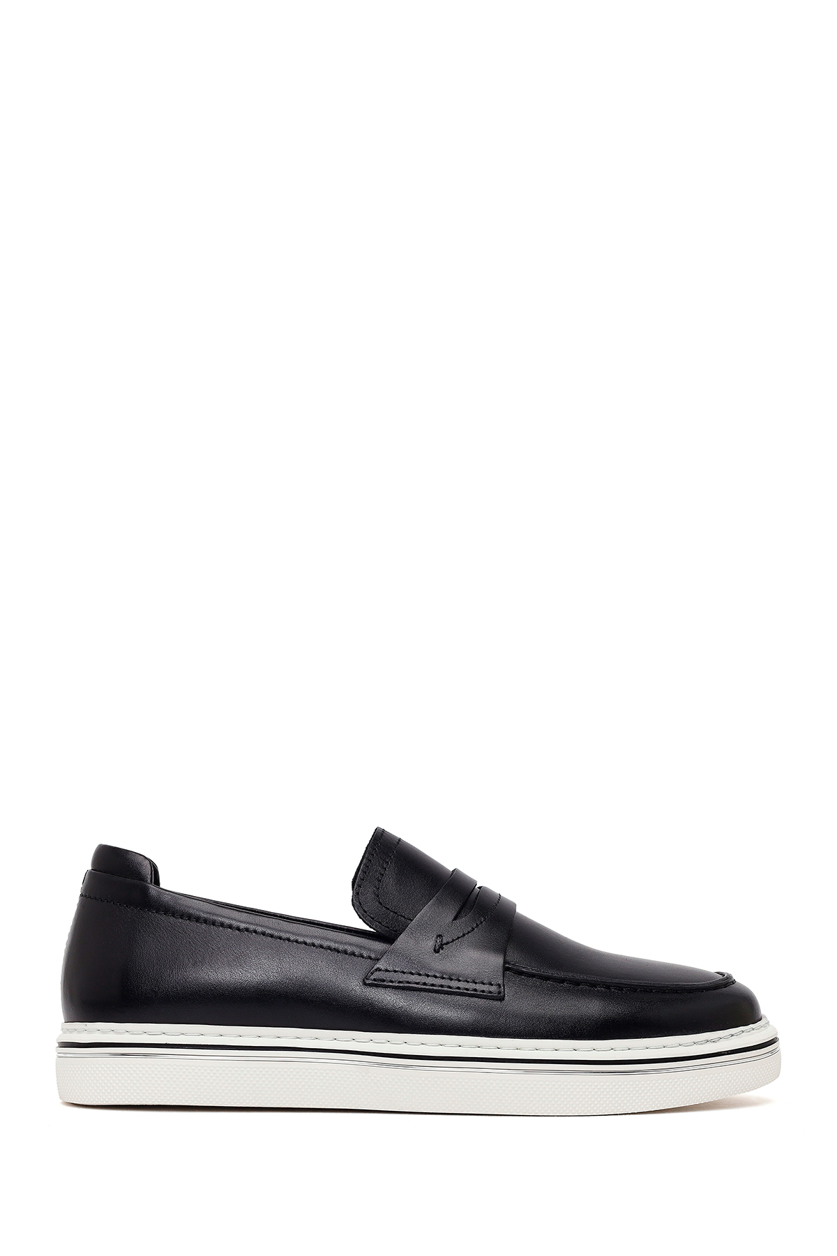 Derimod Erkek Siyah Deri Loafer 26SFD676118