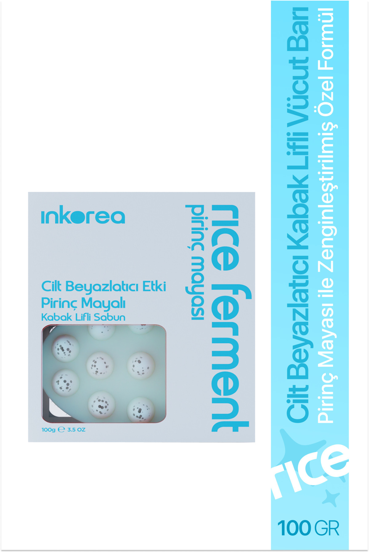 inkorea Rice Ferment Soap -Pirinç Mayalı Cilt Beyazlatıcı Etki