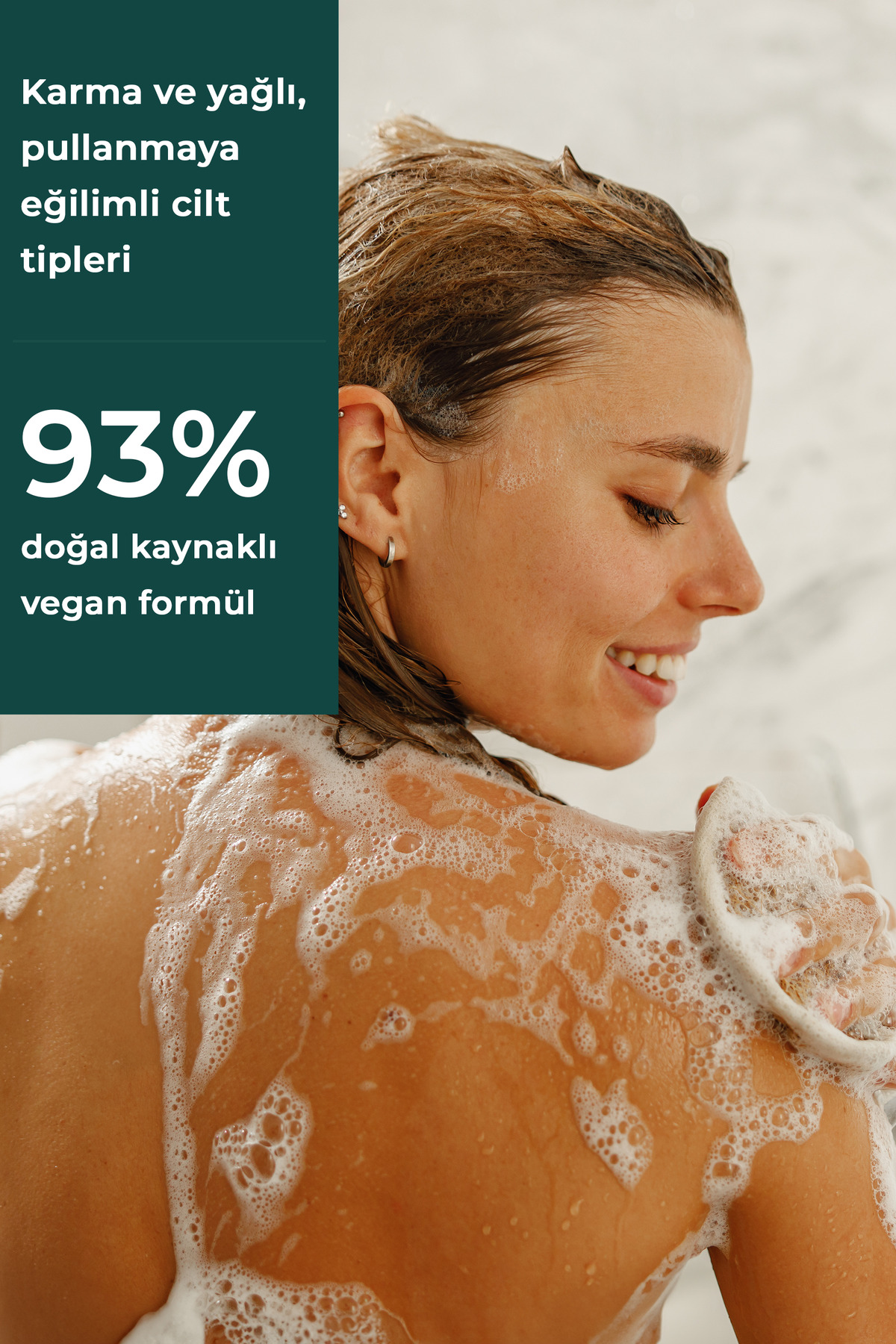 Relief SD Yüz ve Vücut Temizleme Jeli Yağlı ve Pullanmaya Eğilimli Ciltler İçin 400 ml SLS SLES Tuz İçermez Vegan — IZ-RSD-CG-000 — تصویر 3 از 6