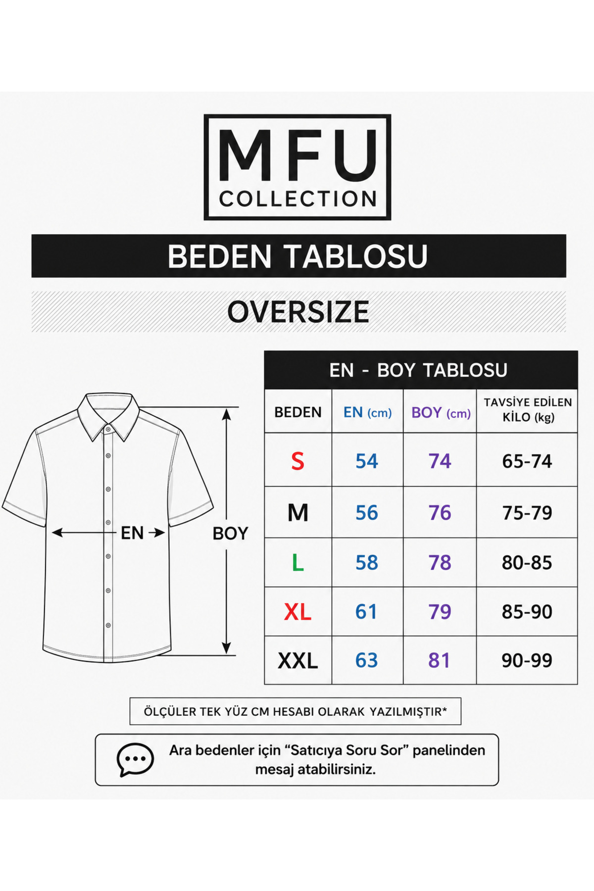 MFU collection Oversize Viskon Gömlek görsel 2