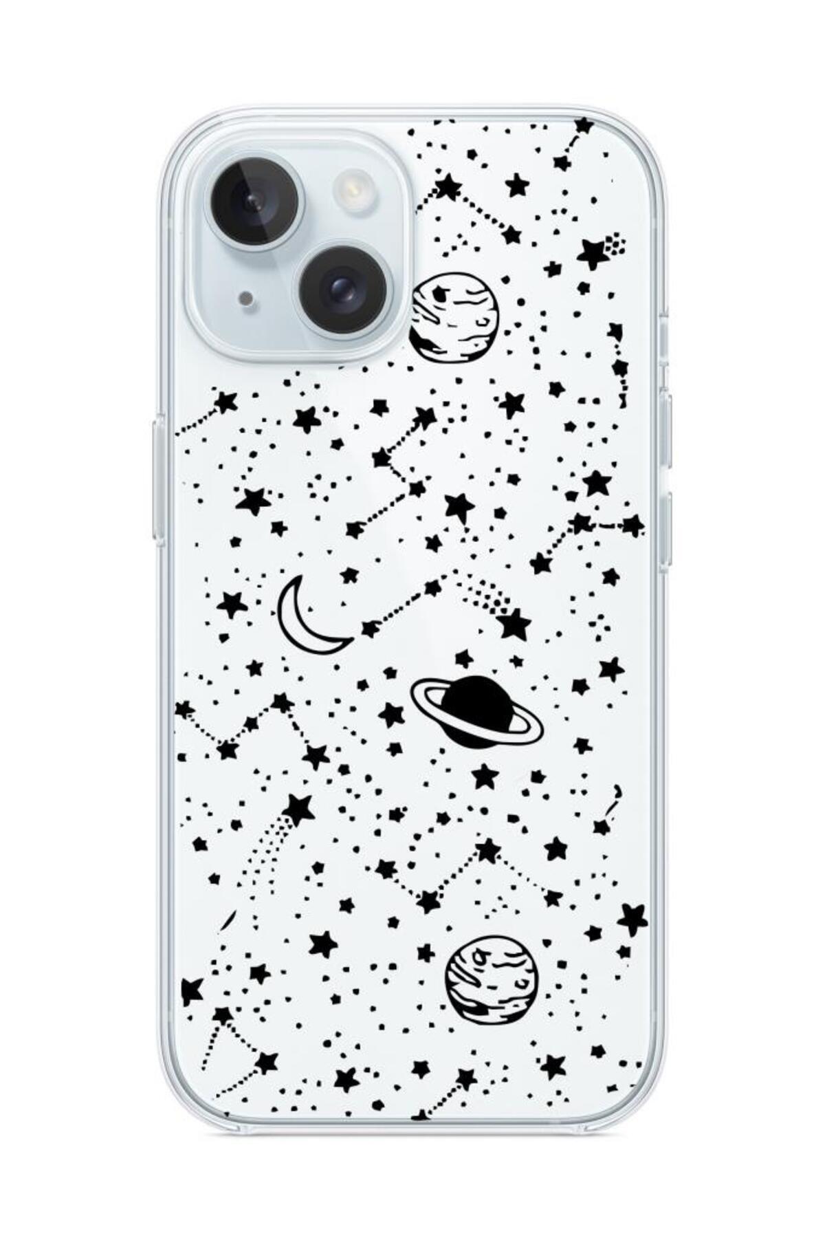 Iphone 15 Case Pattern Transparent Silicone Case