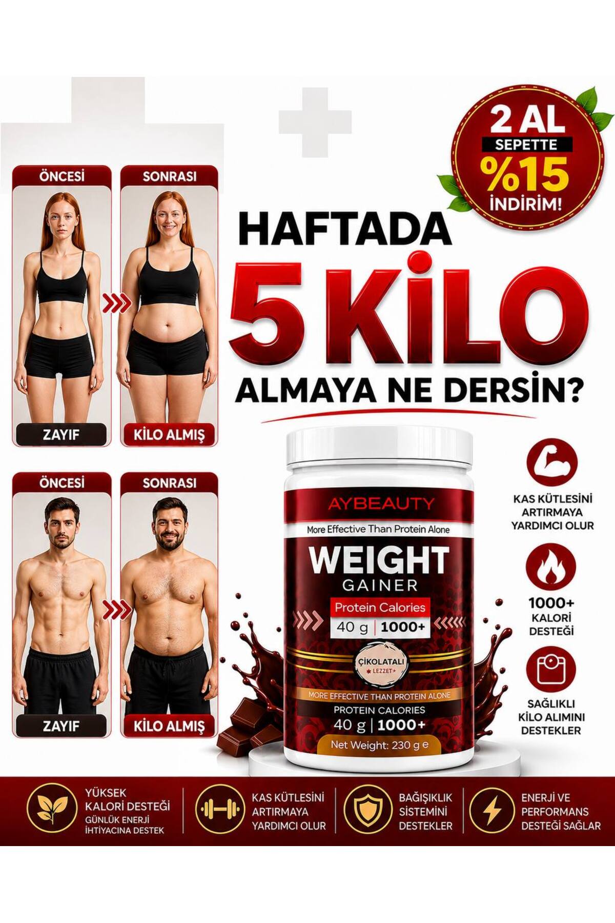 SPRİNGMAX Kakao Muz Aromalı Bitkisel Barışım Protein toz Besin