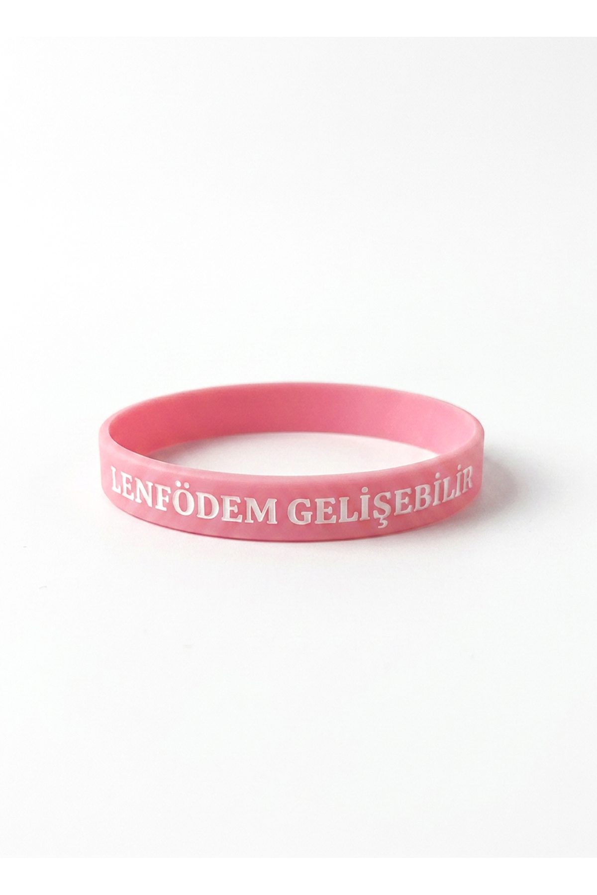 shopink Silikon Lenfödem Bilekliği - Bu Kolumu Kullanmayın - Uyarı Bilekliği görsel 4