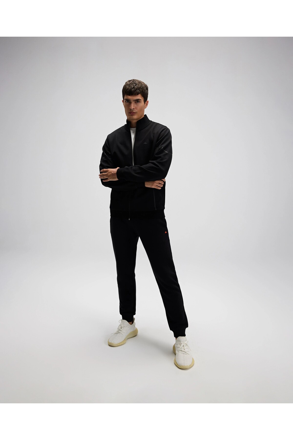 Ellesse Erkek Fermuarlı Sweat EM545-BK görsel 4