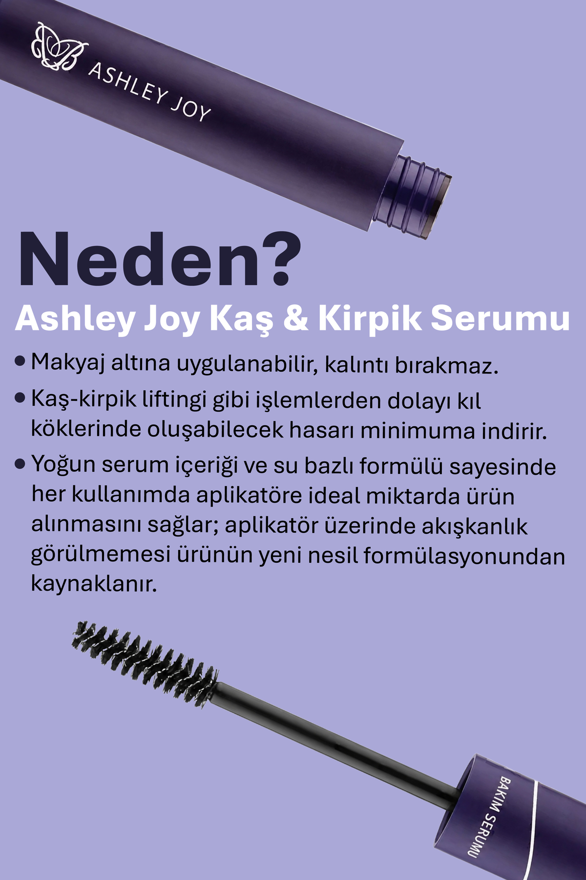 Keratin Ve Biotin Içeren Besleyici Uzatıcı Doğal Bakım Kaş Kirpik Serumu 6 ml — AJ.02.00028 — تصویر 4 از 9
