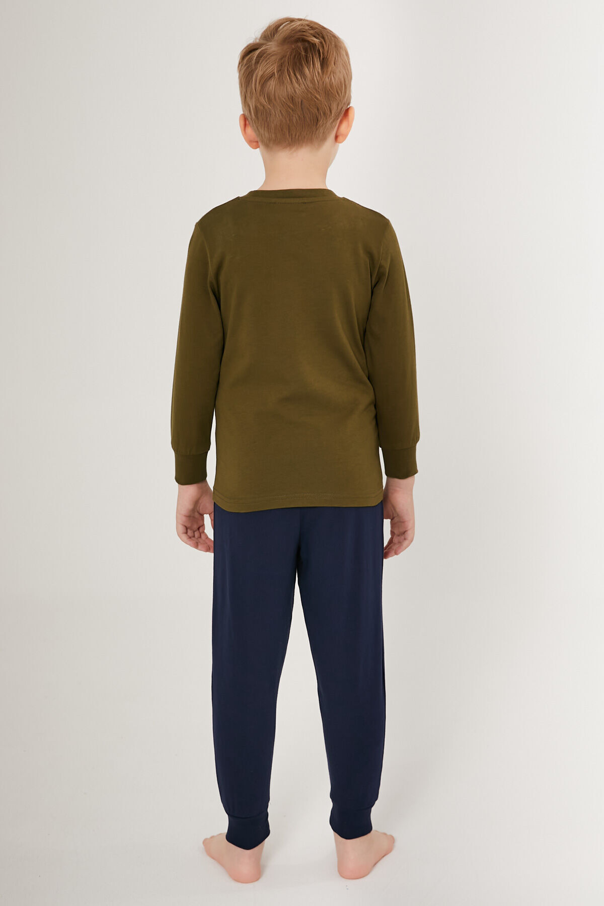 ست پیژامه و لباس خواب مردانه یقه گرد | یو اس پولو U.S. Polo Assn. US1502-C TR - تصویر 5