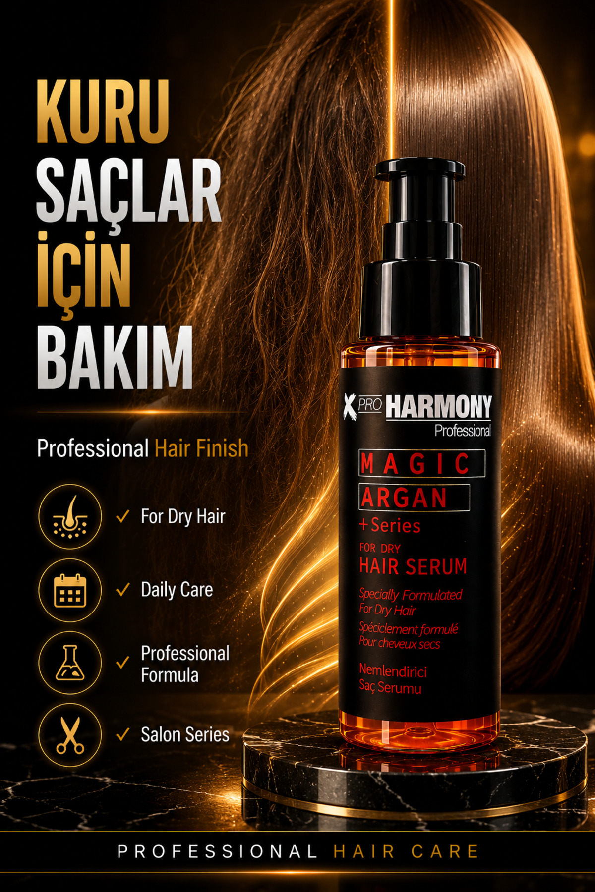 سرم موی مرطوب کننده مجیک آرگان ۱۰۰ میلی لیتر — XPH-8682887910942 — تصویر 4 از 8